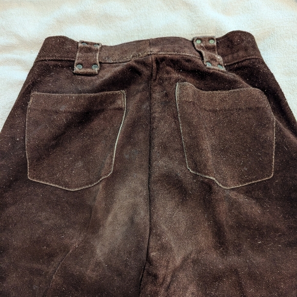 Suede Leather Pants - Picture 4 of 5